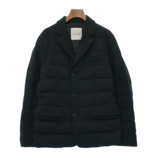 モンクレール(MONCLER)のMONCLER モンクレール カジュアルジャケット 1(S位) 黒 【古着】【中古】(テーラードジャケット)