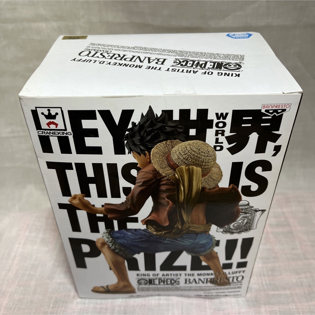 ONE PIECE(ワンピース)の未開封　KING OF ARTIST THE MONKEY D LUFFY ハンドメイドのおもちゃ(フィギュア)の商品写真