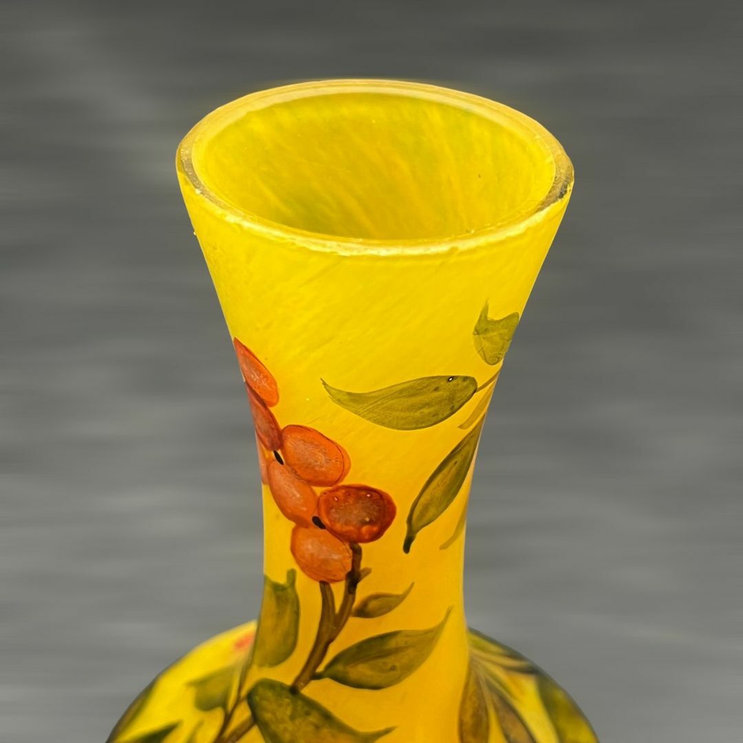 【証明書】ドームナンシー　かわいいサイズ　花器　花瓶　高さ12cm