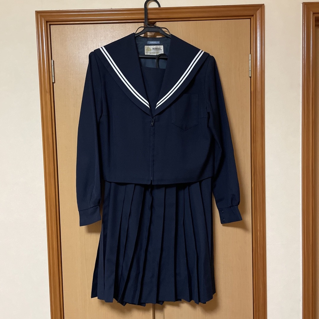 【クリーニング済み】セーラー服　冬服　本物　上下セット