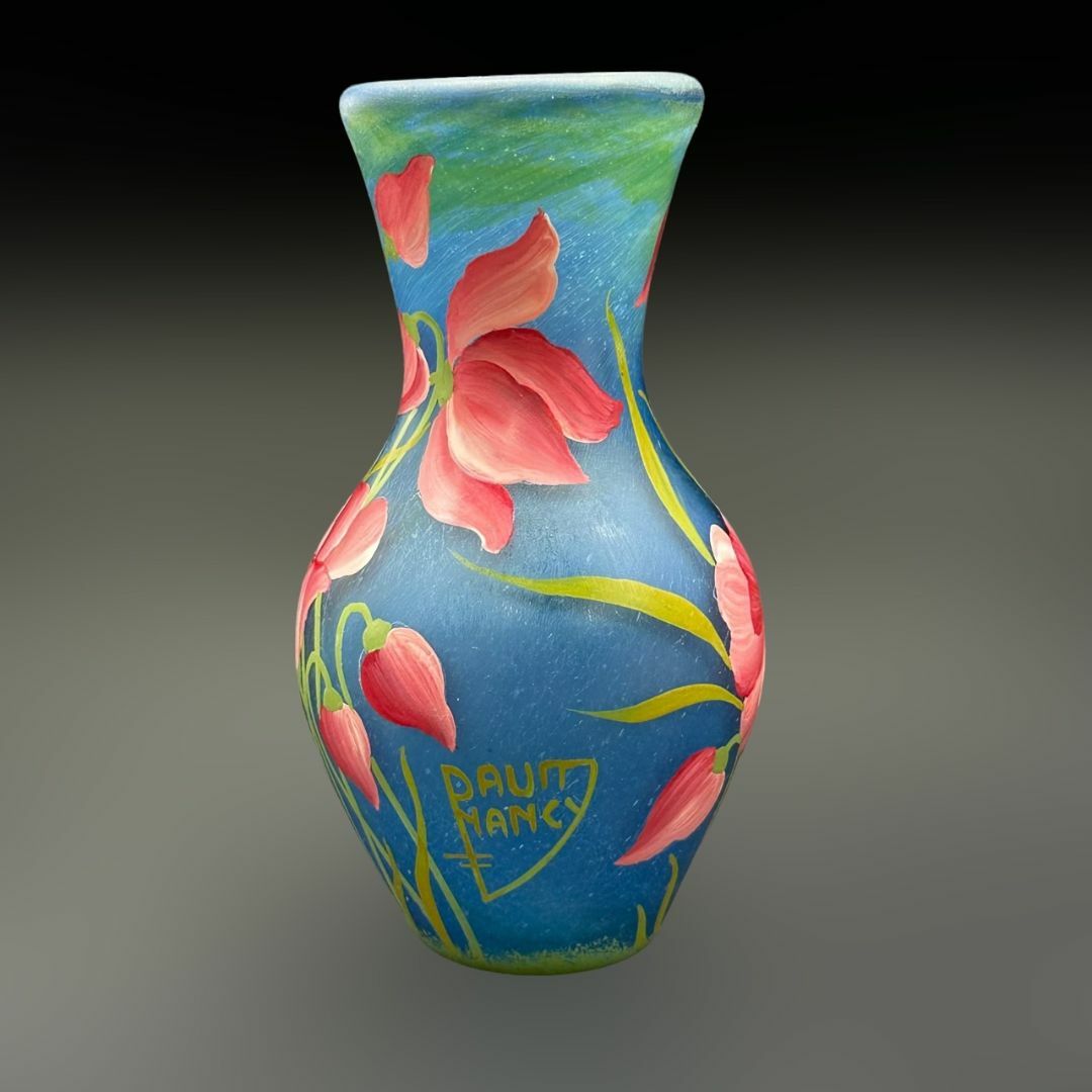 【証明書】ドームナンシー　かわいいサイズ　花器　花瓶　高さ12cm
