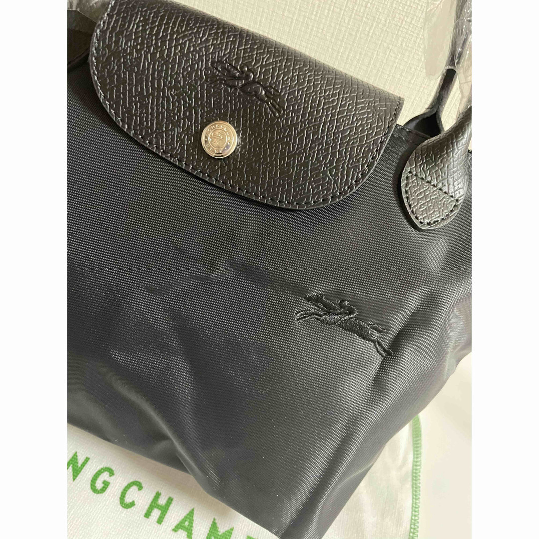 LONGCHAMP(ロンシャン)のLONGCHAMPロンシャンルプリアージュ　S 折り畳みトートバッグ　ブラック レディースのバッグ(ハンドバッグ)の商品写真