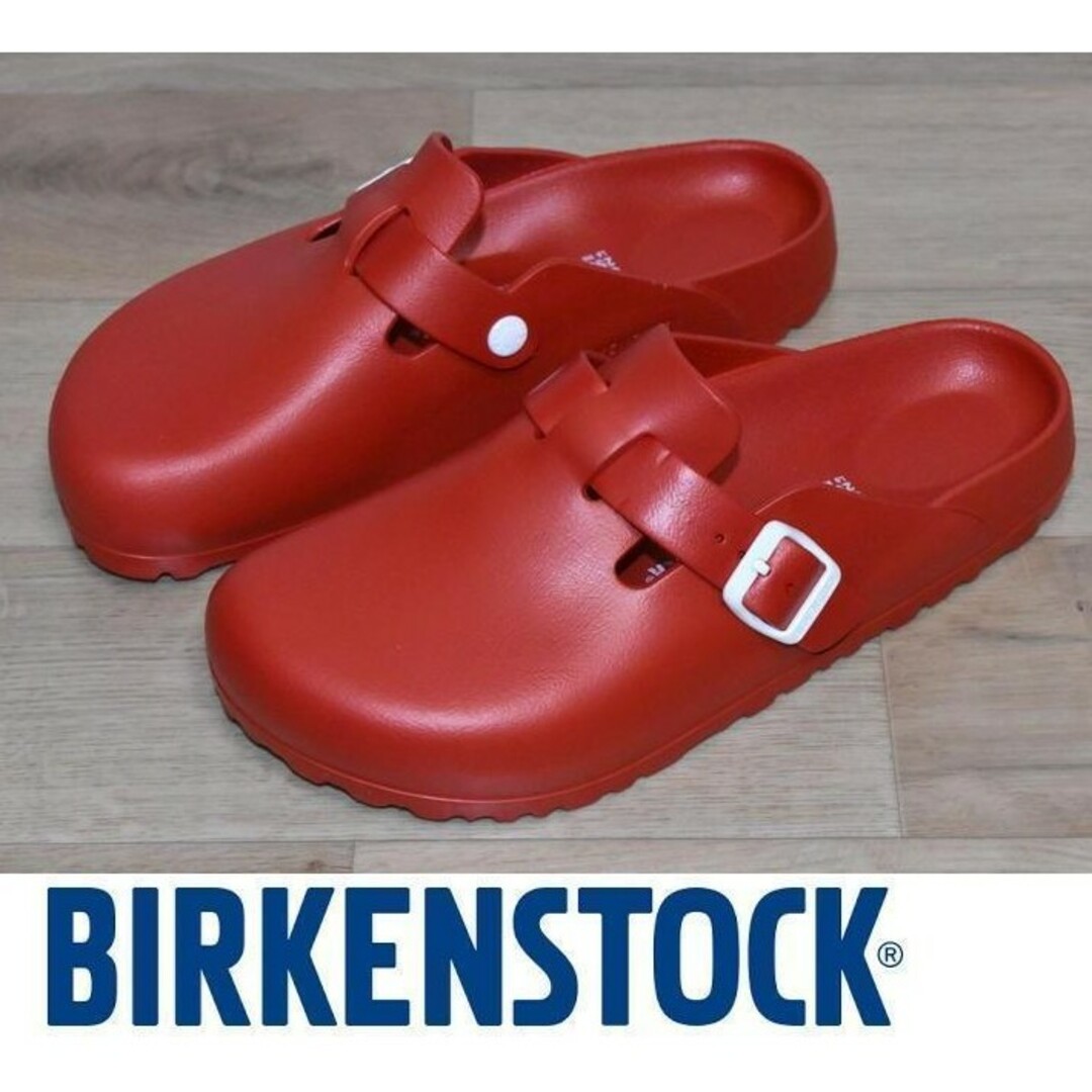 BIRKENSTOCK - ビルケンシュトック ボストン EVA レッド サンダル 39