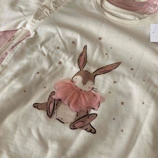 新品❣️ネクスト　長袖　フリルTシャツセット 110