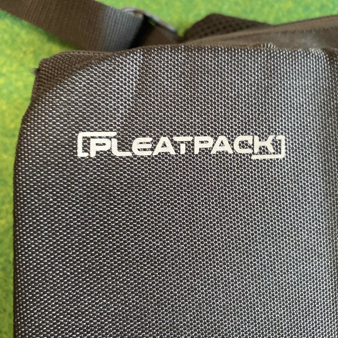 PLEATPACK  black  パックパック、リュック　第一弾商品 メンズのバッグ(バッグパック/リュック)の商品写真