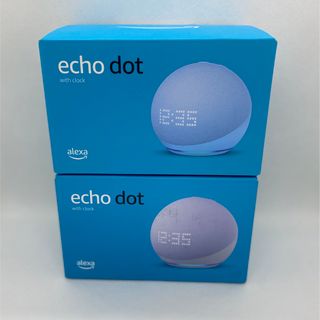 Echo Dot with clock 第5世代　クラウドブルー　グレーホワイト(スピーカー)