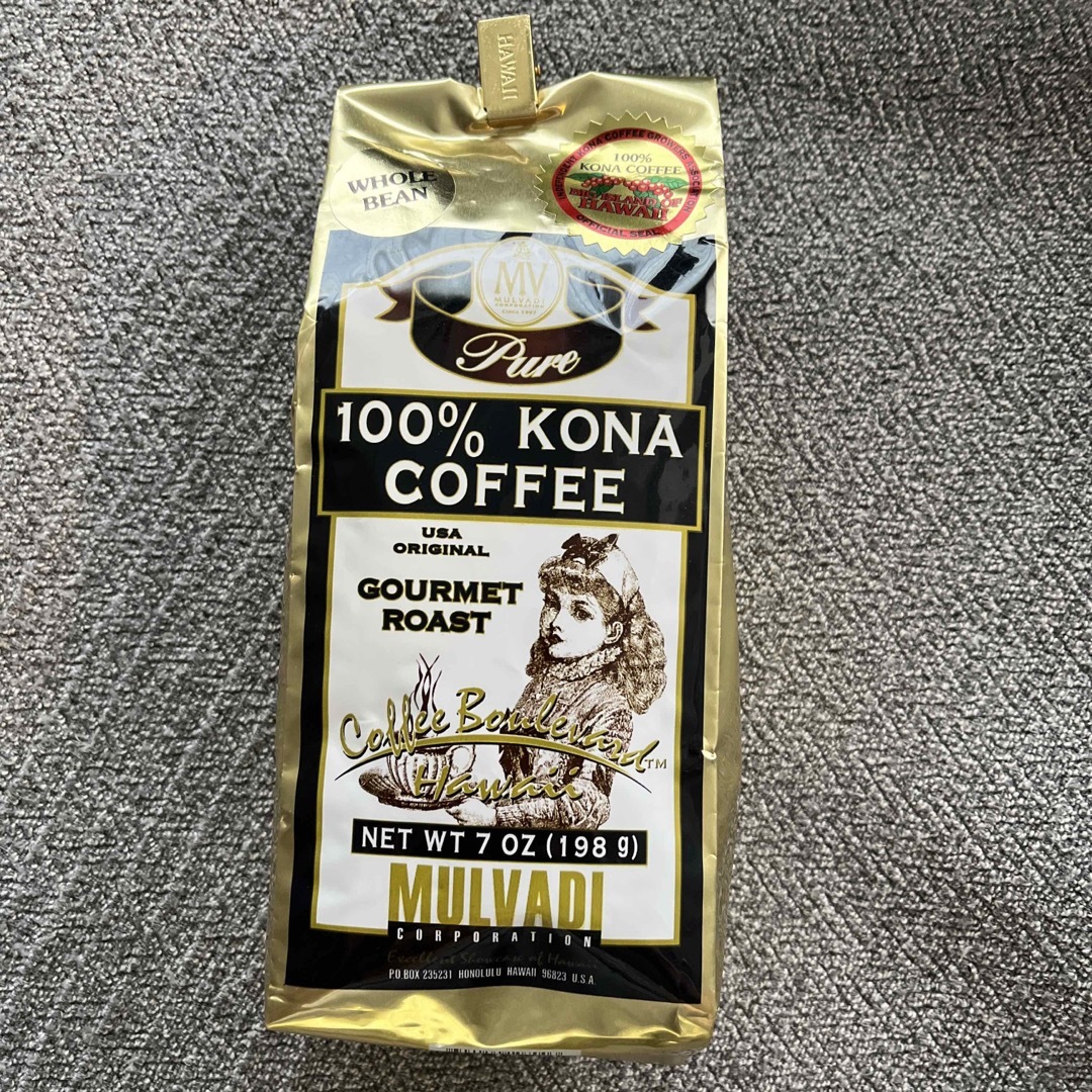 ハワイ　100％　コナコーヒー　198g×1袋 マルバディ 食品/飲料/酒の飲料(コーヒー)の商品写真