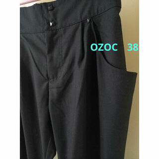 オゾック(OZOC)のOZOC　M(38) サルエル　パンツ　グレー(カジュアルパンツ)