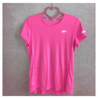 ナイキ(NIKE)の★NIKE DRY FIT ★ナイキ ドライフィット 蛍光 ピンク Tシャツ(ウェア)