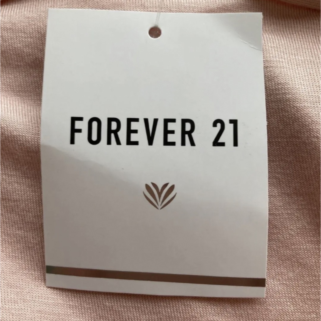 FOREVER 21(フォーエバートゥエンティーワン)の★ FOREVER21★フォーエバー21 トップス ピンク リボン ヨガ ウェア スポーツ/アウトドアのトレーニング/エクササイズ(ヨガ)の商品写真