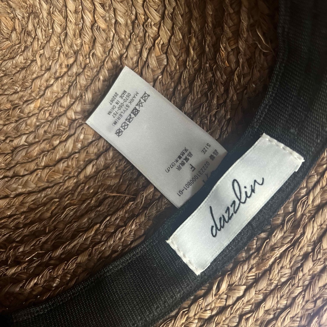 dazzlin(ダズリン)のdazzlin ラフィアブレードバケットハット レディースの帽子(麦わら帽子/ストローハット)の商品写真