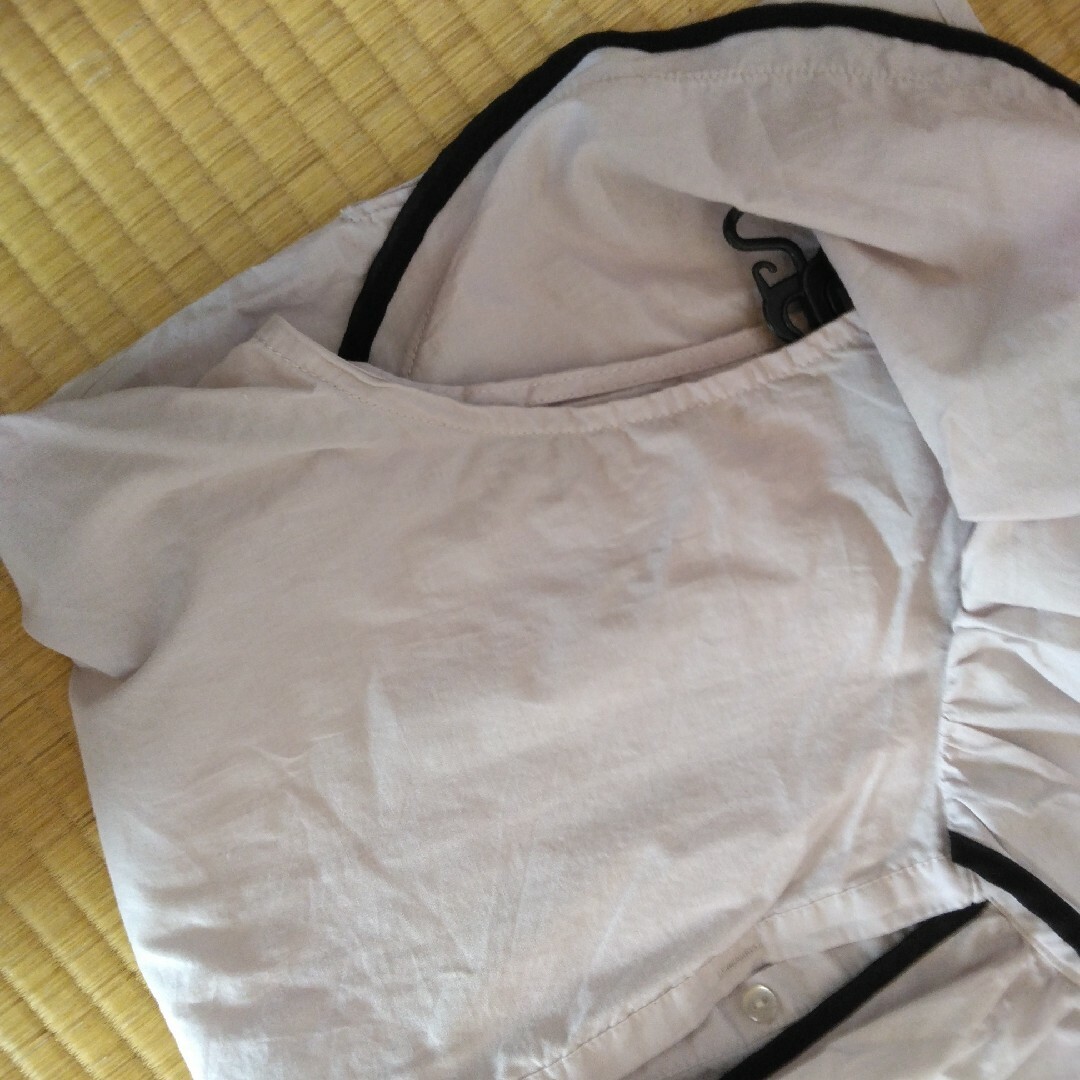 襟の大きな可愛いブラウス レディースのトップス(シャツ/ブラウス(半袖/袖なし))の商品写真