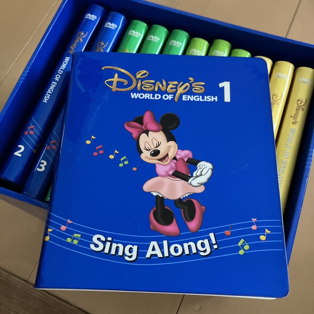 World Family ディズニー英語 sing along DVD全12巻 - 知育玩具