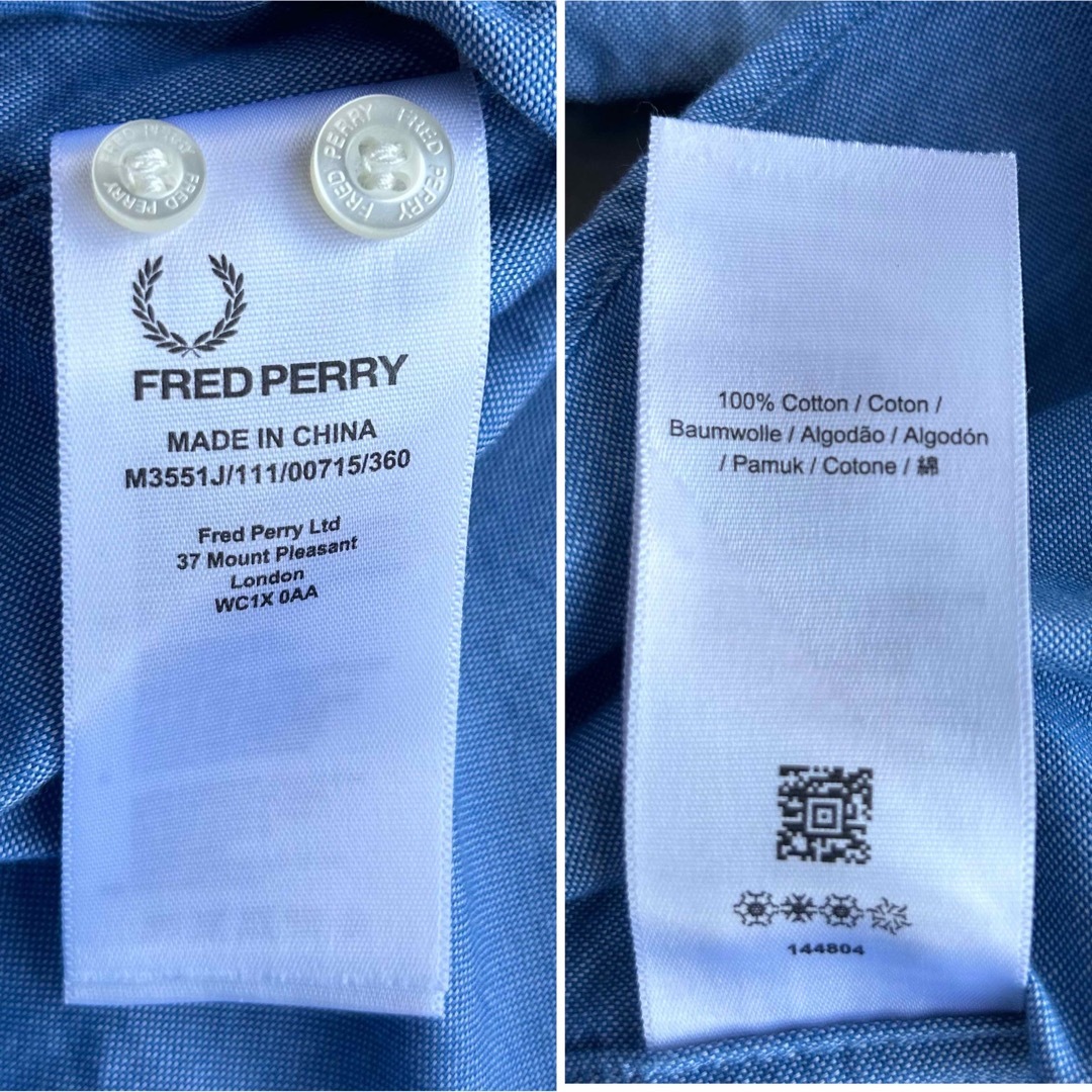 FRED PERRY(フレッドペリー)のFRED PERRY フレッドペリー Oxford Shir ボタンダウン メンズのトップス(シャツ)の商品写真