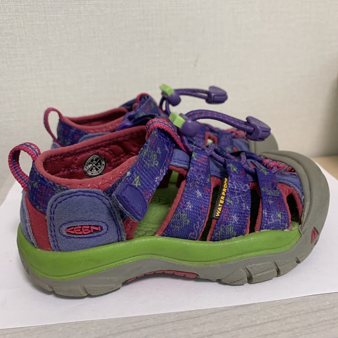 keen キッズ 14.5センチ サンダル紫 - サンダル