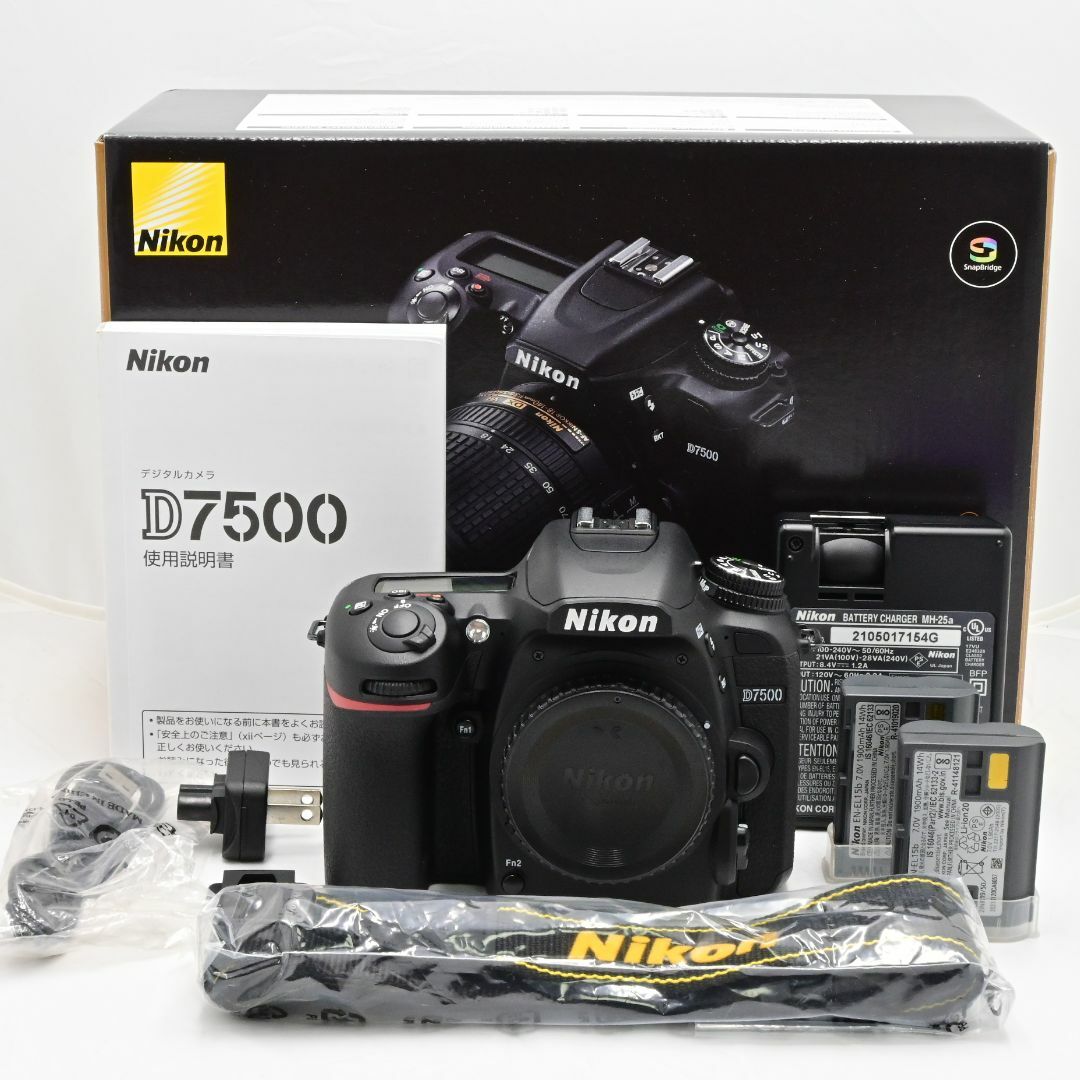 Nikon デジタル一眼レフカメラ D7500 ボディ ブラックの通販 by グッチーカメラ｜ラクマ