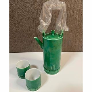 タチキチ(たち吉)の★☆ 【お買得】たち吉 青竹 酒器揃 美濃焼 縁起物 セット ☆★(アルコールグッズ)