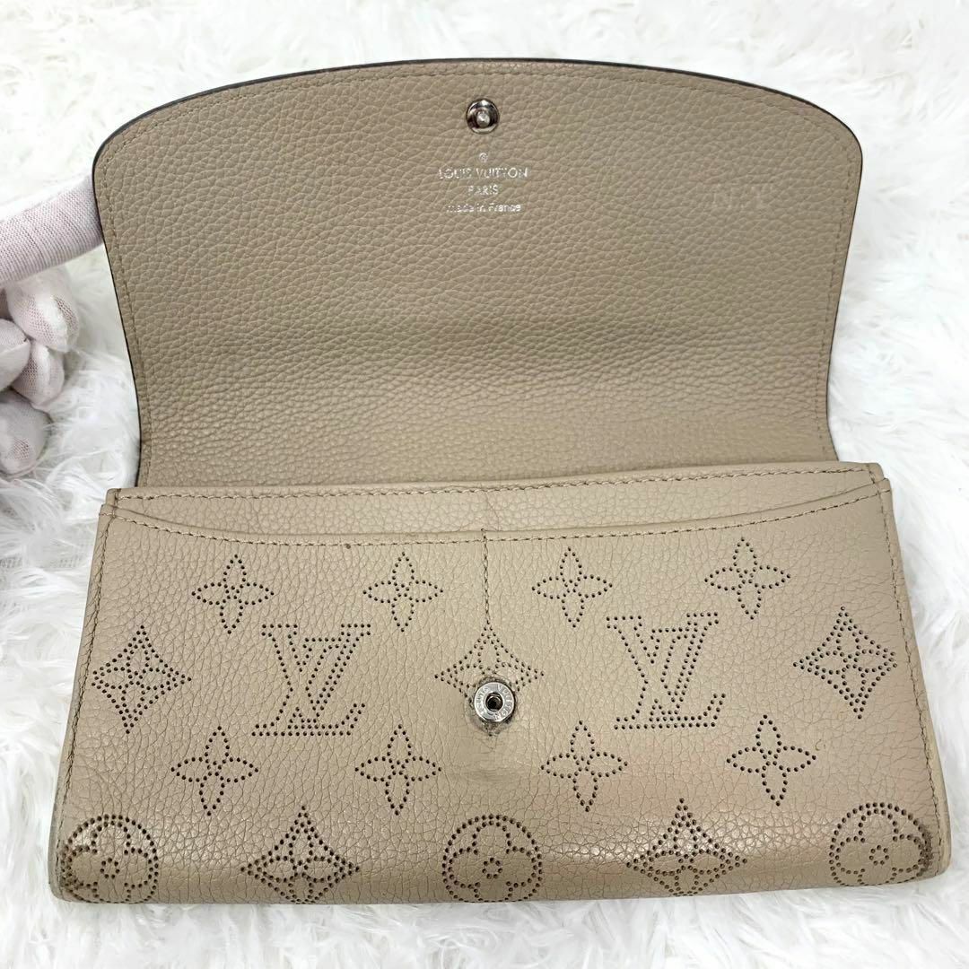 ルイヴィトン ポルトフォイユ イリス マヒナ 長財布 ガレ グレージュ