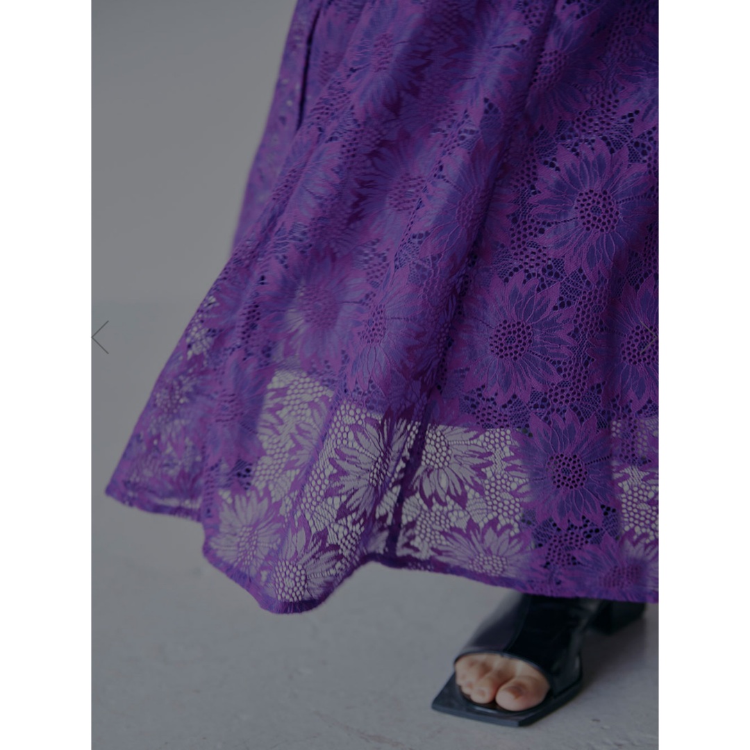 Ameri VINTAGE - MARGARET LACE A LINE SKIRTの通販 by yuri's shop