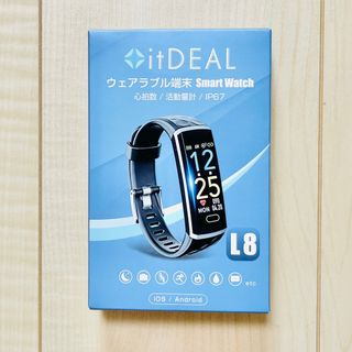 【新品】 スマートウォッチ　itDEAL L8 (腕時計(デジタル))