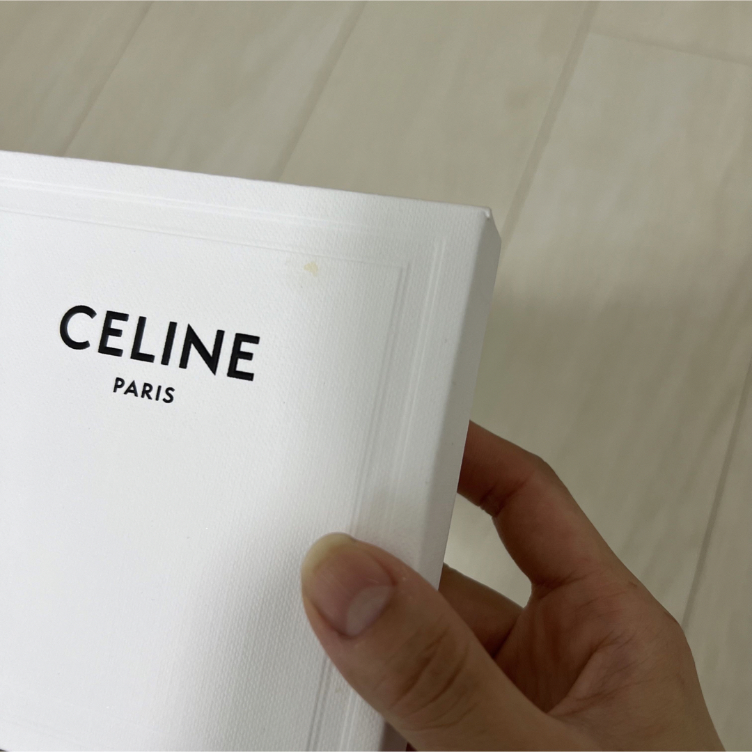 CELINE アルファベット W ネックレス / ゴールドフィニッシュ ブラス