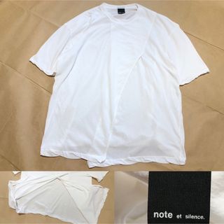 note et silence nitca △クスミボーダーオーバーT 完売品