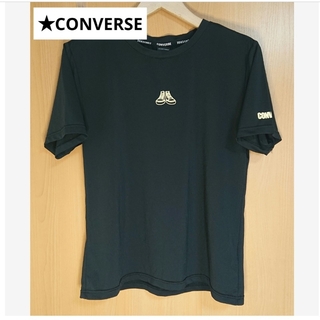 コンバース(CONVERSE)のCONVERSE 半袖 Tｼｬﾂ ﾚﾃﾞｨｰｽ ｺﾝﾊﾞｰｽ ｼｬﾂ 黒(Tシャツ/カットソー(半袖/袖なし))