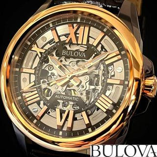 【BULOVA】展示品特価/ブローバ/メンズ腕時計/激レア/お洒落/超ゴージャス