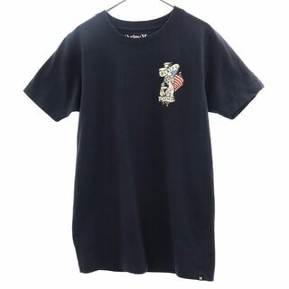 ハーレー(Hurley)のハーレー プリント 半袖 Tシャツ S ネイビー Hurley メンズ 【中古】  【230813】(Tシャツ/カットソー(半袖/袖なし))