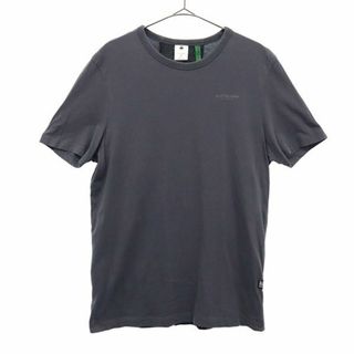 ジースター(G-STAR RAW)のジースターロウ プリント 半袖 Tシャツ M グレー G-STAR RAW ロゴワッペン メンズ 【中古】  【230813】 メール便可(Tシャツ/カットソー(半袖/袖なし))