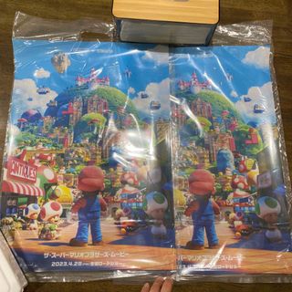 ニンテンドウ(任天堂)のザ・スーパーマリオブラザーズ・ムービー 前売り特典 非売品 ポスター(キャラクターグッズ)