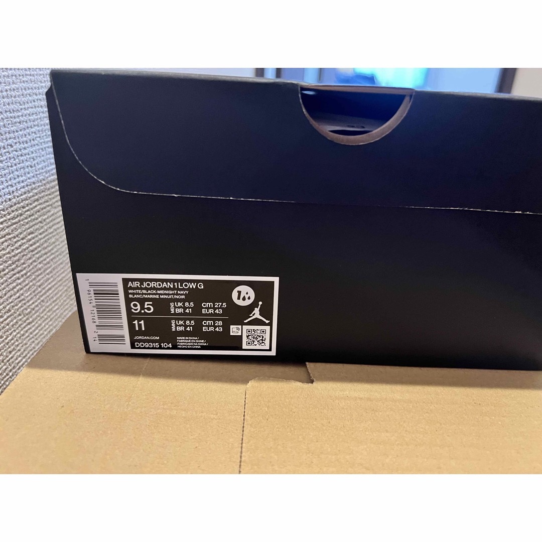 NIKE - 【新品】27.5cm NIKE エアジョーダン1ローゴルフ ミッドナイト