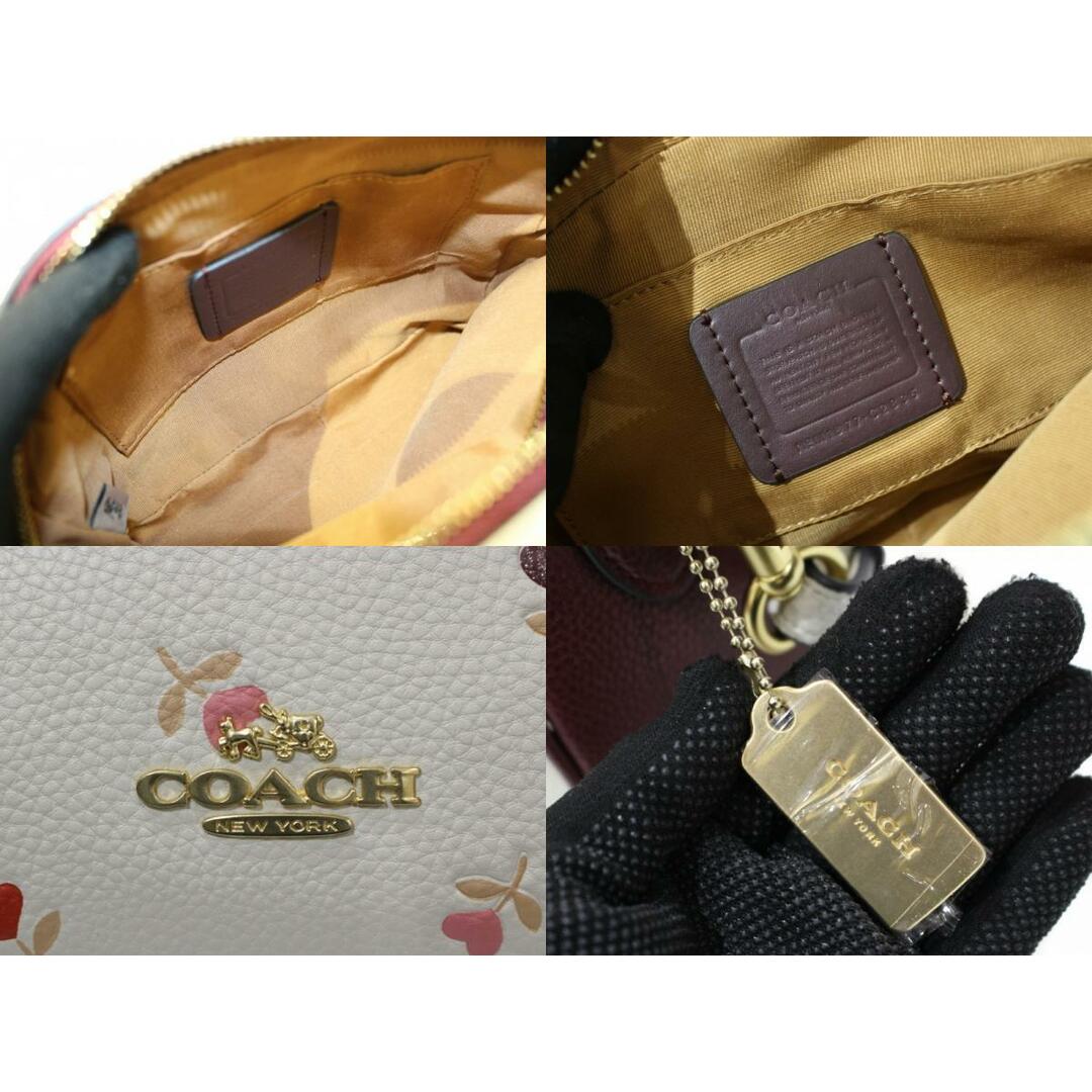 COACH　コーチ　ショルダーバッグ　C2835　クロスボディ　チョークマルチ　ホワイト×マルチ　ハート　フローラル　レザー　レディース　ギフト　プレゼント包装可松前R56号店