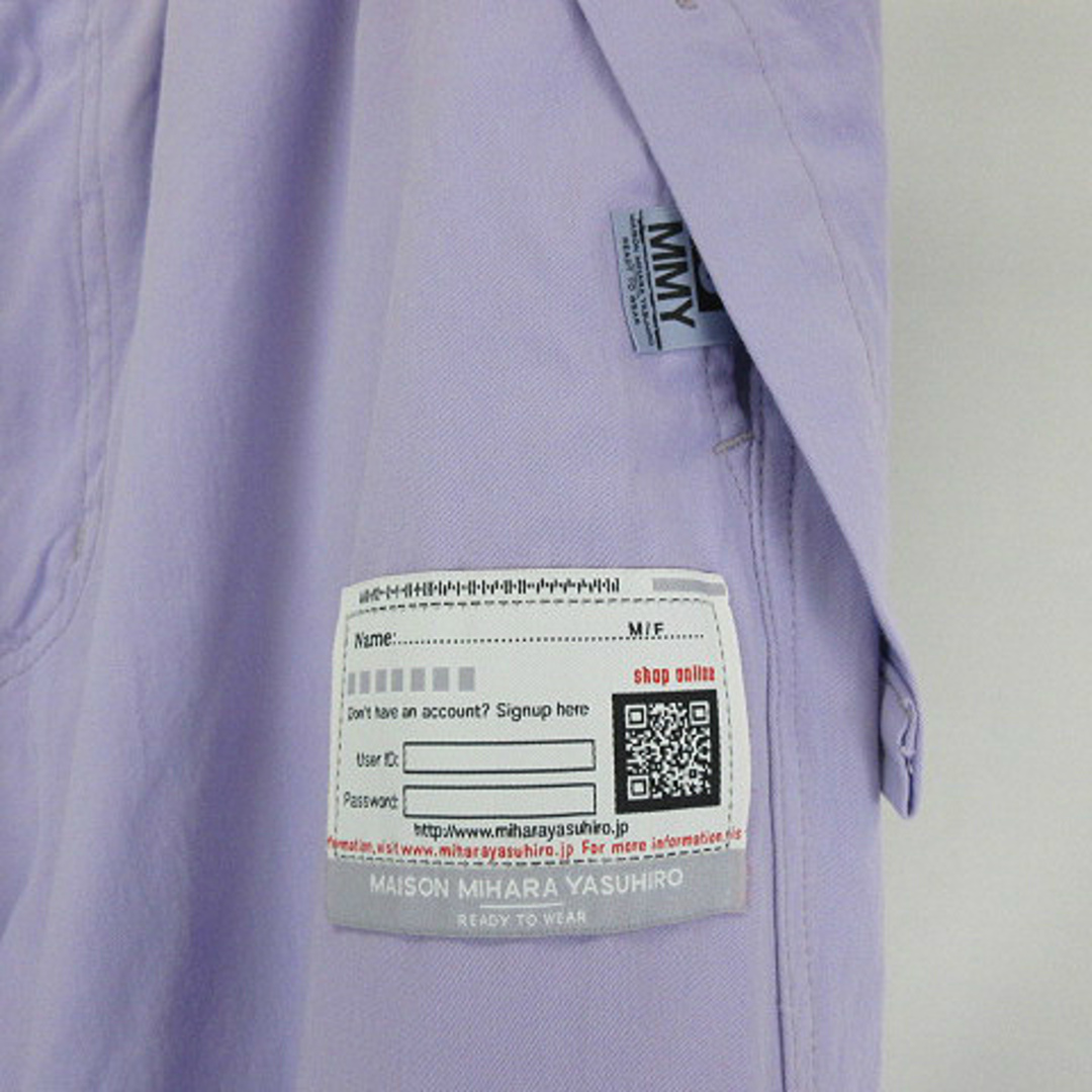 MIHARA YASUHIRO 23SS ミックスシャツ イージーパンツ  44