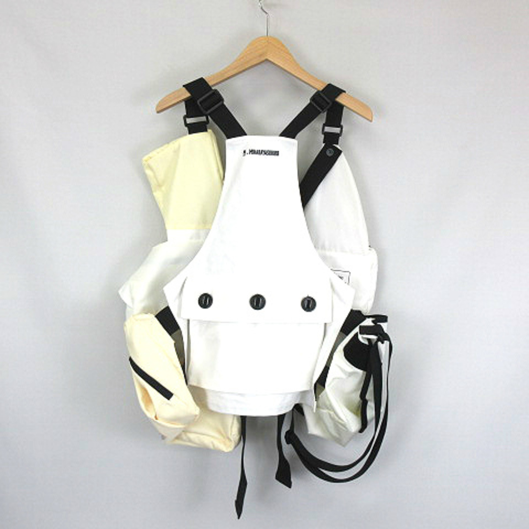 MIHARA YASUHIRO 23SS ベスト  BAG VEST 白  F 1