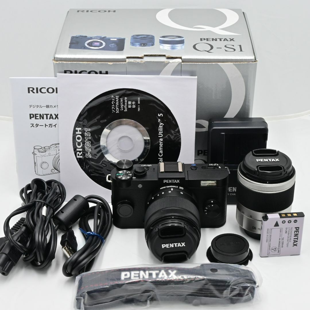 PENTAX ミラーレス一眼 Q-S1 ダブルズームキットの通販 by グッチー