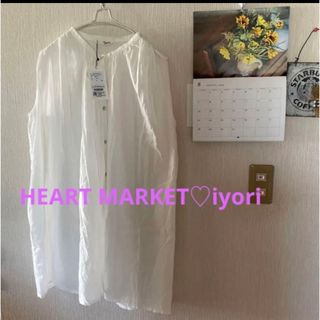 ハートマーケット(Heart Market)の新品＊HEART MARKET♡iyori  ノースリーブギャザーチュニック(チュニック)