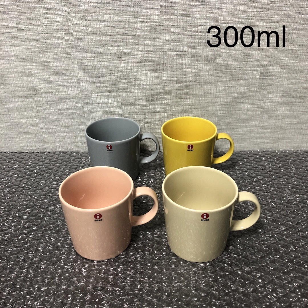 イッタラ ティーマ【廃盤色】ドッテドグレー マグ&21cmプレートセット