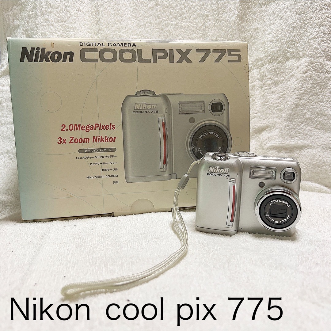 【美品】Nikon cool pix 775 動作確認済み