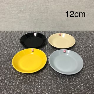 イッタラ(iittala)のイッタラ ティーマ プレート12cm リネン　パールグレー　ハニー　ブラック(食器)