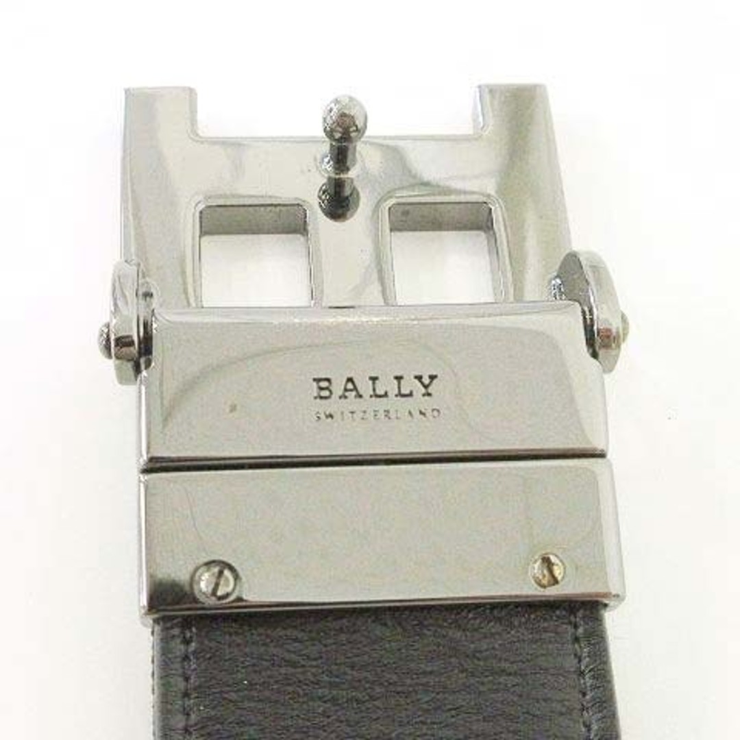 Bally(バリー)のバリー BALLY ベルト トレインスポッティングライン×レザー Bバックル 黒 メンズのファッション小物(ベルト)の商品写真