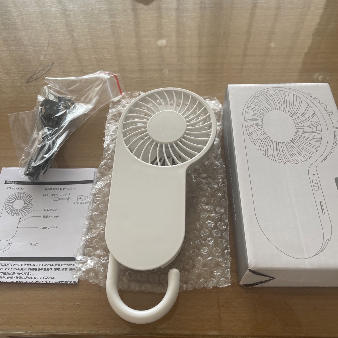 ★COMPACT handy USB fan スマホ/家電/カメラの冷暖房/空調(扇風機)の商品写真