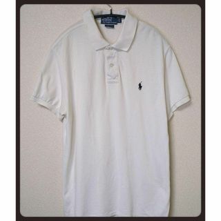 ポロラルフローレン(POLO RALPH LAUREN)のポロラルフローレン COSTOM FIT ポロシャツ メンズ Ｌサイズ(ポロシャツ)