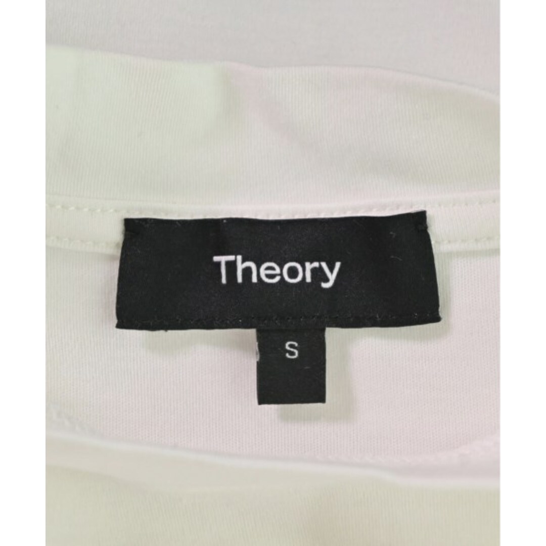 theory(セオリー)のTheory セオリー ノースリーブ S 白 【古着】【中古】 レディースのトップス(タンクトップ)の商品写真