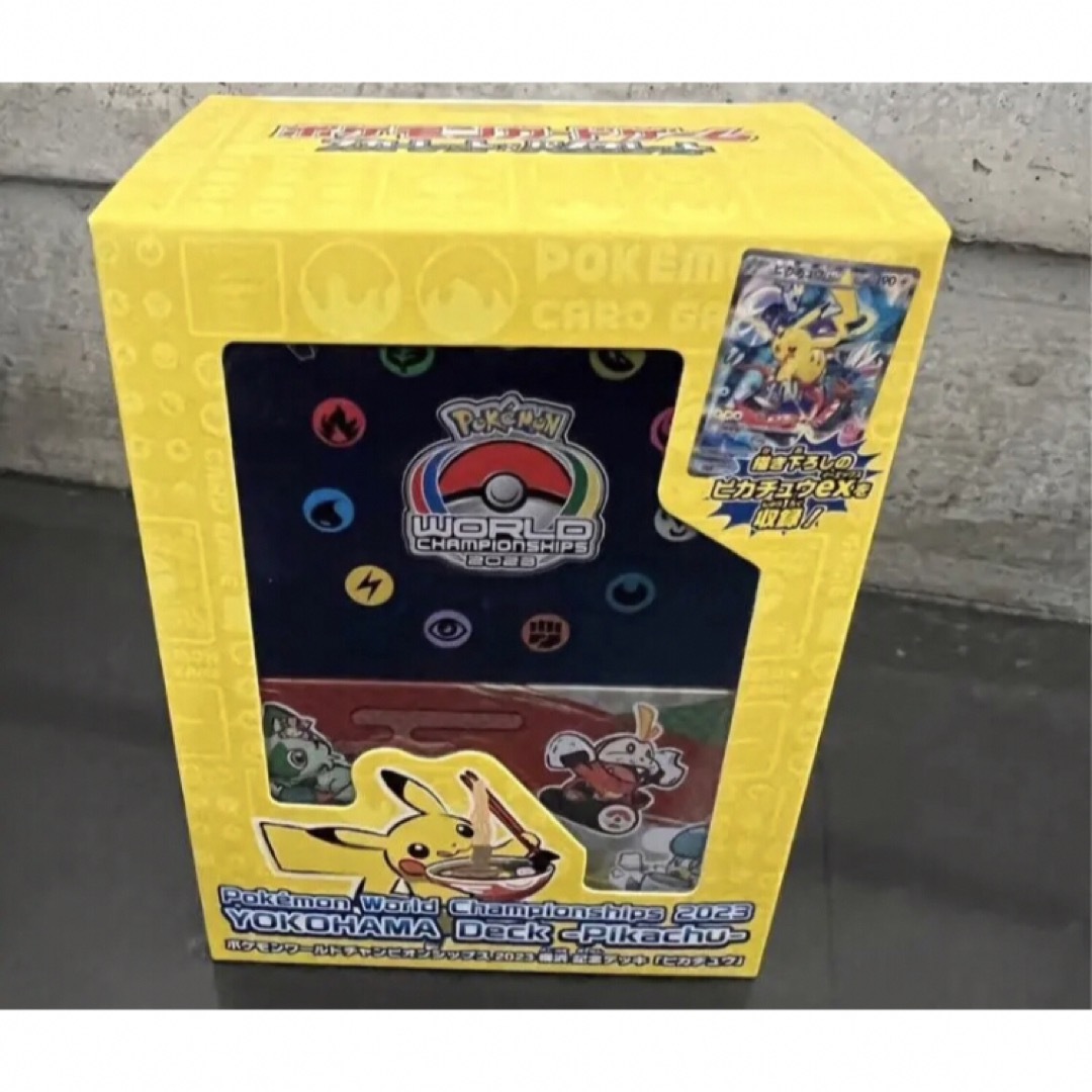 ポケモン - wcs2023 横浜記念デッキ ピカチュウex付き 未開封!!の