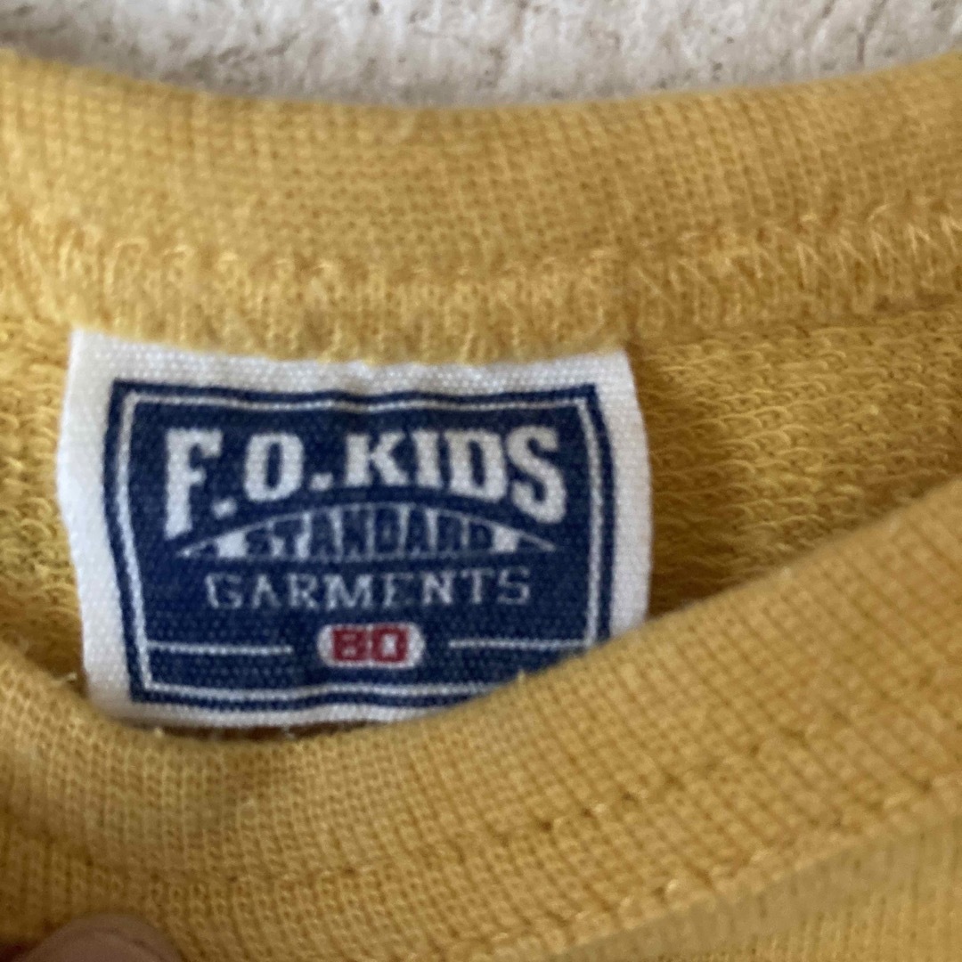 F.O.KIDS(エフオーキッズ)の【FO kids】半袖Tシャツ、サイズ80 キッズ/ベビー/マタニティのベビー服(~85cm)(Ｔシャツ)の商品写真