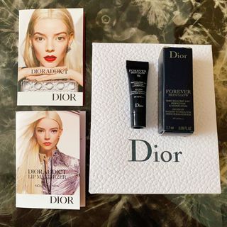 クリスチャンディオール(Christian Dior)のディオールスキンフォーエヴァーフルイドグロウ　1N  リップグロス　サンプル　(ファンデーション)