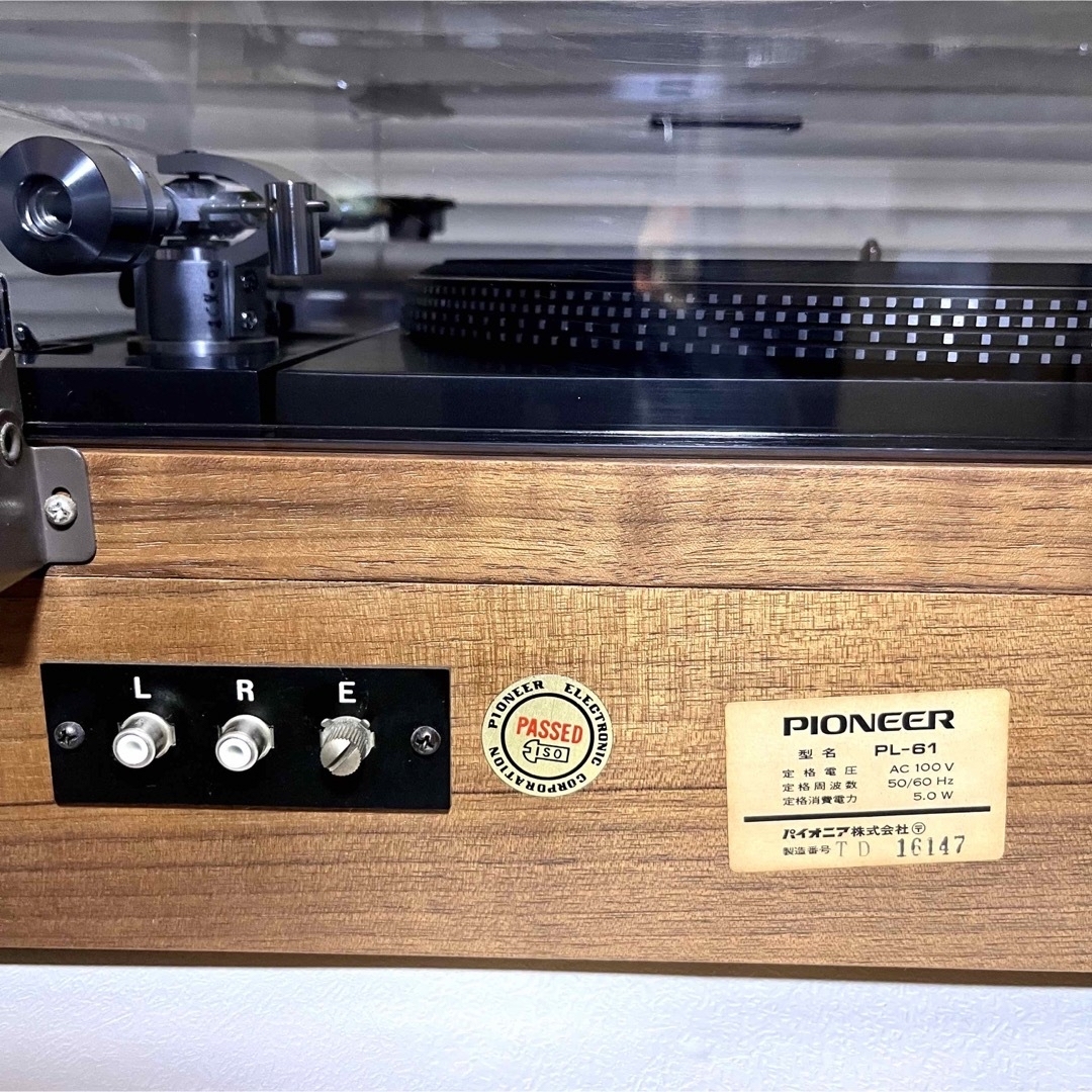 Pioneer　PL-61　レコードプレーヤー　美品　希少