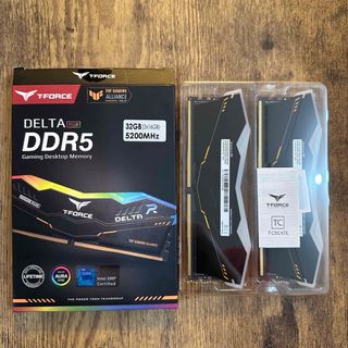 エイスース(ASUS)のT-Force Delta TUF ed ddr5 16gbx2 5200mhz(PCパーツ)