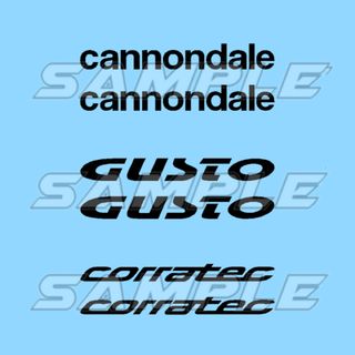 キャノンデール(Cannondale)のekko1144様分 corratec GUSTO 他　カッティングステッカー (その他)